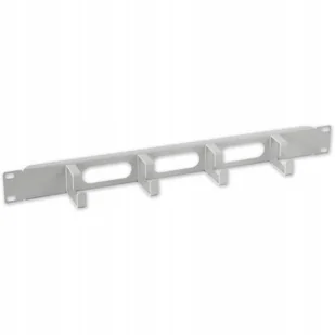 Organizer Kabli Intellient Rack 19" 1U 4 uchwyty, szary - Pozostałe akcesoria sieciowe - miniaturka - grafika 1