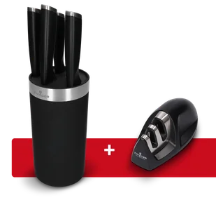 Blok z zestawem 5 noży Forte III + ostrzałka - Noże kuchenne - miniaturka - grafika 1