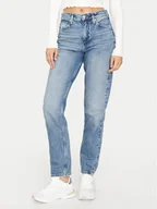 Spodnie damskie - Calvin Klein Jeans Jeansy Authentic J20J223658 Niebieski Slim Fit - miniaturka - grafika 1
