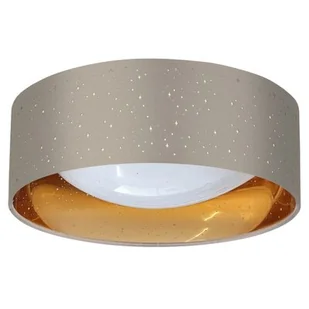 Sanico Tuluza 323224 plafon oprawa sufitowa 1x18W LED 4000K szary/złoty - Lampy sufitowe - miniaturka - grafika 1