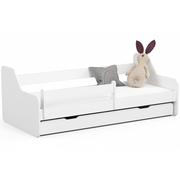 Łóżka dla dzieci i młodzieży - Łóżko dziecięce 180x80 ACTIV z materacem i szufladą białe - miniaturka - grafika 1
