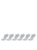 Skarpetki męskie - Under Armour Zestaw 6 par stopek unisex Ua Essential No Show 6Pk 1382611-100 Biały - miniaturka - grafika 1