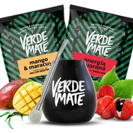 Yerba Mate - Zestaw Yerba Mate Green Guarana BIG Tykwa Bombilla - miniaturka - grafika 1