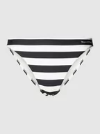 Stroje kąpielowe - Figi bikini z wzorem w paski - miniaturka - grafika 1