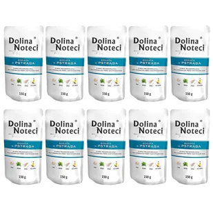 Dolina Noteci Premium Pstrąg 10x150g - Mokra karma dla psów - miniaturka - grafika 1