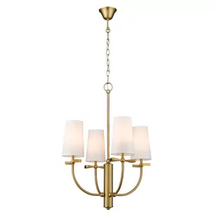 Cosmo Light Lampa wisząca BOW mosiądz P04190BR - Lampy sufitowe - miniaturka - grafika 1