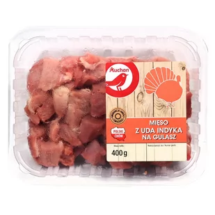 Auchan - Mięso z uda indyczego na gulasz - Pasztet i przetwory mięsne - miniaturka - grafika 1