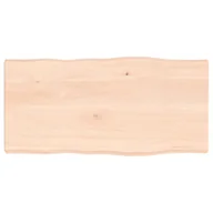 Meble modułowe i akcesoria - vidaXL Blat biurka, 80x40x4 cm, surowe drewno dębowe - miniaturka - grafika 1