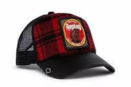 Czapki damskie - Replay Męska czapka z daszkiem typu trucker, 1592 BLACK + BLOOD RED, jeden rozmiar - miniaturka - grafika 1