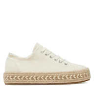 Espadryle damskie - Espadryle DeeZee ZYKS305 Beżowy - miniaturka - grafika 1