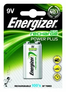 Energizer Akumulator Power Plus, E, HR22, 9V, 175mAh 7638900138771 - Ładowarki i akumulatory - miniaturka - grafika 5