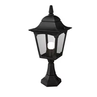 Lampy ogrodowe - Elstead Lighting Chapel Pedestal Lantern Black CP4 BLACK Lampa ogrodowa IP44 stylowa CP4 BLACK ) - miniaturka - grafika 1