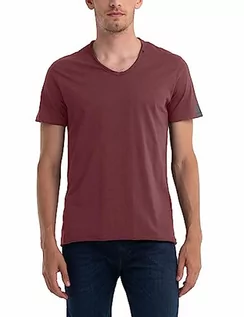 Koszulki męskie - Replay T-shirt męski, Amaranth Red 164, S - grafika 1