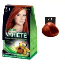 Chantal Variete Color Permanent Color Cream farba trwale koloryzująca 7.1 Rudy 50g - Farby do włosów i szampony koloryzujące - miniaturka - grafika 1