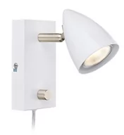 Lampy ścienne - Markslojd Kinkiet LAMPA ścienna CIRO 107408 regulowana OPRAWA metalowa reflektorek biały 107408 - miniaturka - grafika 1