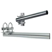 Uchwyty i mocowania do anten satelitarnych - Libox Uchwyt antenowy balkonowy prosty z cybantami 30 cm - miniaturka - grafika 1