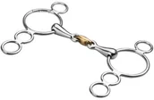 Akcesoria jeździeckie - START Wędzidło wielokrążek PESSOA z miedzianym łącznikiem 18 mm - miniaturka - grafika 1