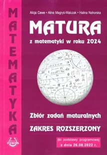 Matura z matematyki 2024 zbiór zadań ZR - Materiały pomocnicze dla uczniów - miniaturka - grafika 1
