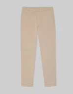 Spodnie męskie - spodnie dresano beżowy slim fit - miniaturka - grafika 1