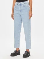 Spodnie damskie - JJXX Jeansy Lisbon 12227865 Niebieski Mom Fit - miniaturka - grafika 1