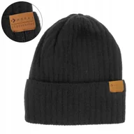 Czapki damskie - Czarna CZAPKA DAMSKA MORAJ Duży Wybór Zimowa - miniaturka - grafika 1