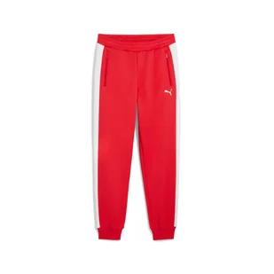 Męskie Spodnie PUMA T7 ALWAYS ON TRACK PANTS DK CL 62958811 – Czerwony - Spodnie męskie - miniaturka - grafika 1