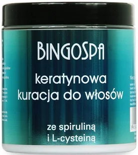 BingoSpa Keratynowa kuracja do włosów ze spiruliną - Keratin Hair Treatment With Spirulina Keratynowa kuracja do włosów ze spiruliną - Keratin Hair Treatment With Spirulina - Odżywki do włosów - miniaturka - grafika 2