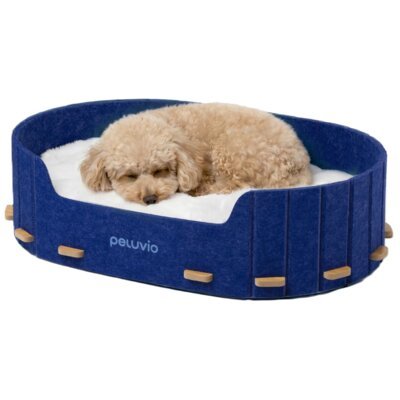 Legowisko dla psa PELUVIO Cospo Niebieski XL 80 x 48 x 17 cm