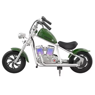 Motocykl elektryczny dla dzieci Hyper GOGO Cruiser 12 Plus z aplikacją, 12 cali, 160W, 5,2Ah, głośnik Bluetooth - zielony - Motocykle - miniaturka - grafika 2