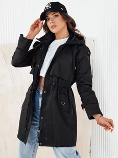 Kurtka damska parka BRENS czarna Dstreet TY4230-XXL - Kurtki damskie - miniaturka - grafika 1