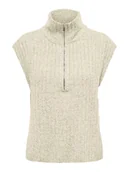 Swetry damskie - ONLY Bezrękawnik w kolorze kremowym - miniaturka - grafika 1