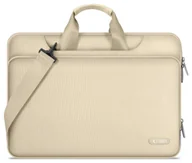 Torby na laptopy - Tech-Protect PocketBag 15-16'' beżowy 5906302380411 - miniaturka - grafika 1