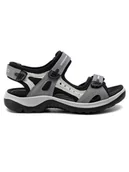 Sandały damskie - ECCO Sandały Offroad 06956302244 Szary - miniaturka - grafika 1