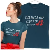 Koszulki i topy damskie - KOSZULKA DLA DZIEWCZYNY NA WALENTYNKI PREZENT LIMITED - miniaturka - grafika 1