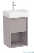 Szafki łazienkowe - Roca Tura Unik zestaw szafka z umywalką 45x36x60 SZLACHETNY SZARY A852023559 - miniaturka - grafika 1