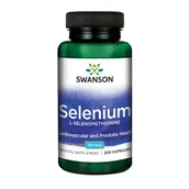 Witaminy i minerały - SWANSON Health Products Selen 100ug 200 kaps - miniaturka - grafika 1
