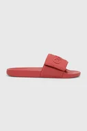 Klapki i japonki męskie - Calvin Klein klapki ADJ POOL SLIDE TPU męskie kolor czerwony HM0HM01437 - miniaturka - grafika 1
