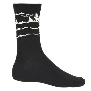 Męskie skarpety trekkingowe Viking Boosocks Mid Bamboo Man black - 39-41 - Skarpetki męskie - miniaturka - grafika 1