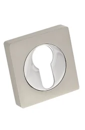 Alubrass klamki drzwiowe SQNCY - Szyld dolny, rozeta NIKIEL CHROM -wkładka SQNCY - Klamki - miniaturka - grafika 1