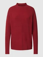 Swetry damskie - Sweter z dzianiny ze stójką model ‘KANITA’ - miniaturka - grafika 1