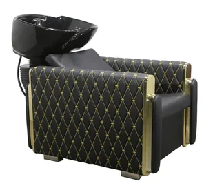 Myjnia myjka fryzjerska barberska Maverick do salonu fryzjerskiego barberskiego ruchoma ceramiczna misa armatura bateria słuchawka - Myjki fryzjerskie - miniaturka - grafika 1