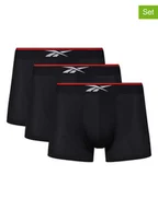 Majtki męskie - Reebok Bokserki (3 pary) "Glynn" w kolorze czarnym - miniaturka - grafika 1