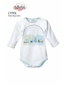 Body dla niemowląt - Body niemowlęce bawełniane długi rękaw CYPEK 56-74 Sofija, Rozmiar: 56 - miniaturka - grafika 1