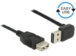 Delock 85185 0.5 m USB A USB A Czarny kabel USB,,,,, 85185 85185 - Kable USB - miniaturka - grafika 2