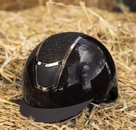 Kaski do jazdy konnej - Harry''s Horse Kask MATTERHORN SHINY - czarny/srebrny - miniaturka - grafika 1