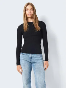 Noisy May Sweter Ship 27020928 Czarny Slim Fit - Swetry damskie - miniaturka - grafika 1