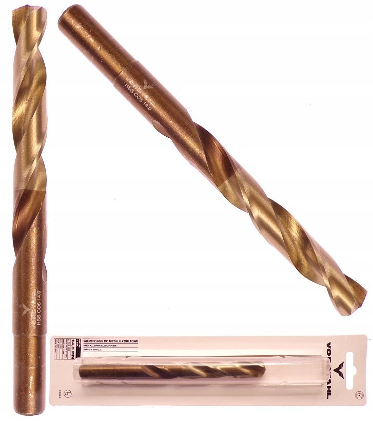 WIERTŁO DO METALU 14MM HSS-E ZATOCZONE PODTACZANE