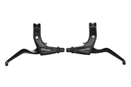 Akcesoria rowerowe - Shimano DEORE Dzwignia hamulca V-BRAKE na 3 palce, lewa,czarna 4524667986126 - miniaturka - grafika 1