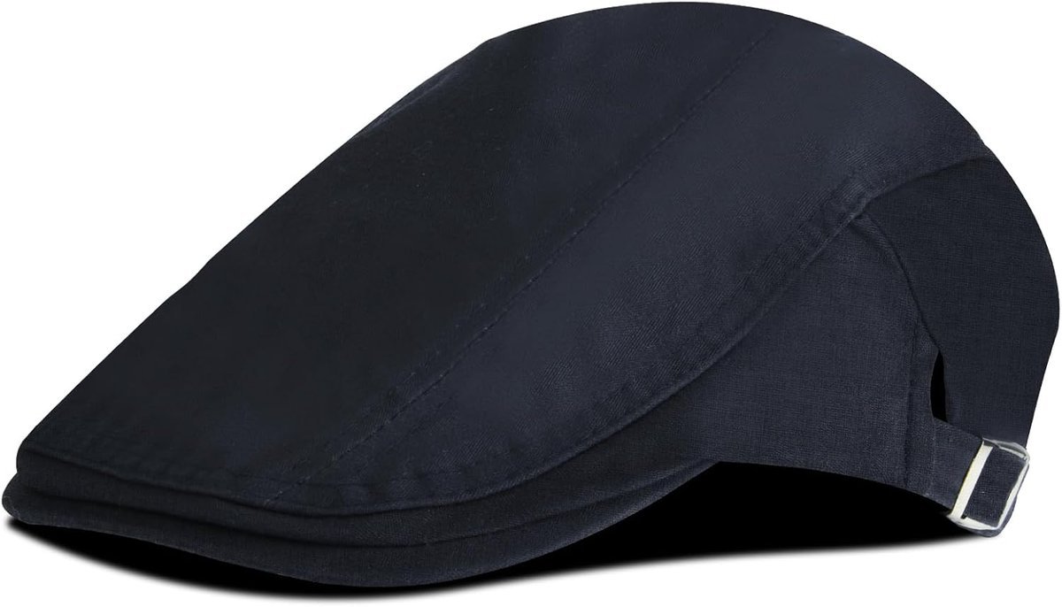 AOOWU Regulowane berety, czapka gazeciarza z płaskim kapeluszem, bawełniana płaska czapka męska vintage czapka irlandzka czapka beret w stylu Gatsby..