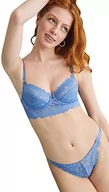 Biustonosze - Women'secret Biustonosz Koronkowy, Ciemny Niebieski, 90C - miniaturka - grafika 1